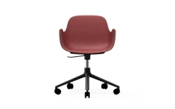 Normann Copenhagen - Form Armchair Swivel 5W Gas Lift Black Alu