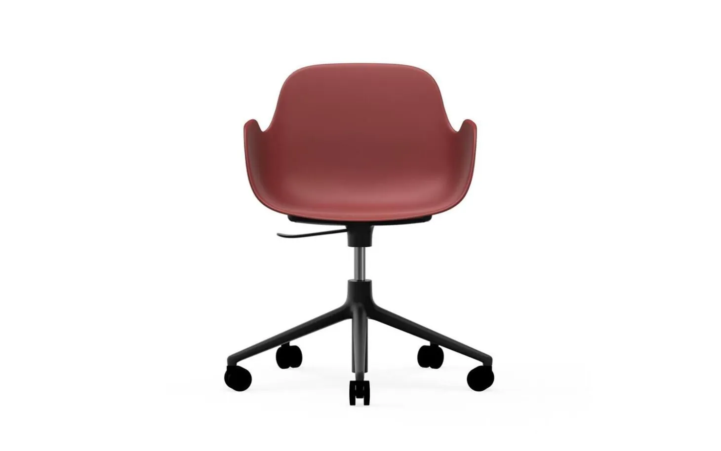 Normann Copenhagen - Form Armchair Swivel 5W Gas Lift Black Alu