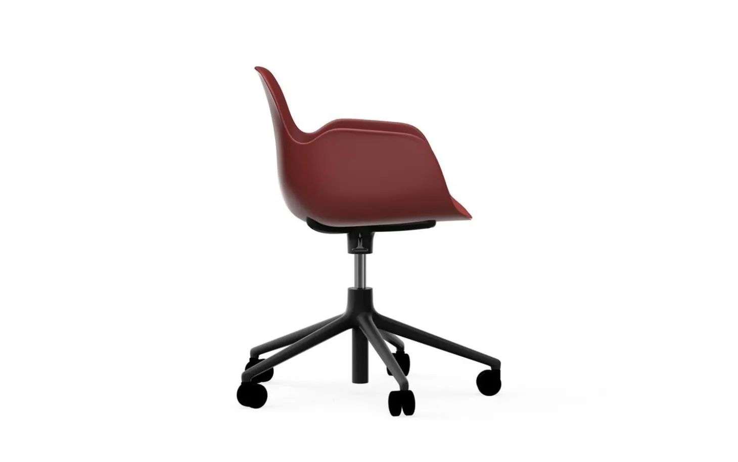Normann Copenhagen - Form Armchair Swivel 5W Gas Lift Black Alu