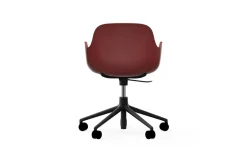 Normann Copenhagen - Form Armchair Swivel 5W Gas Lift Black Alu