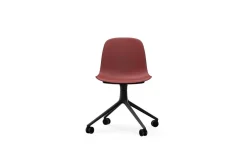 Normann Copenhagen - Form Chair Swivel 4W Black Alu