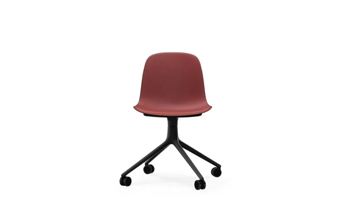 Normann Copenhagen - Form Chair Swivel 4W Black Alu