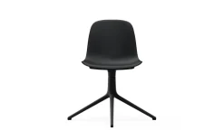 Normann Copenhagen - Form Chair Swivel 4L Black Alu