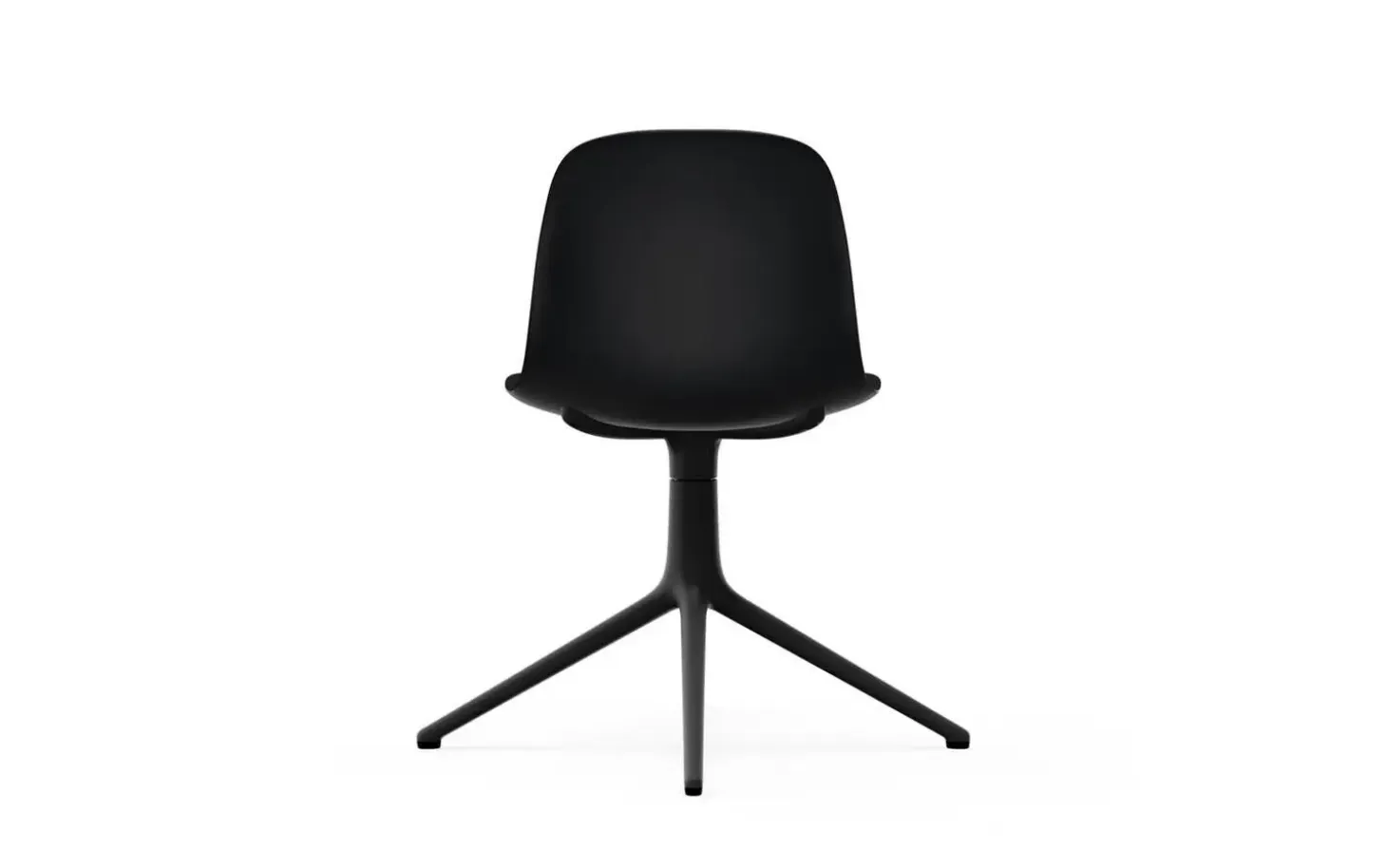 Normann Copenhagen - Form Chair Swivel 4L Black Alu