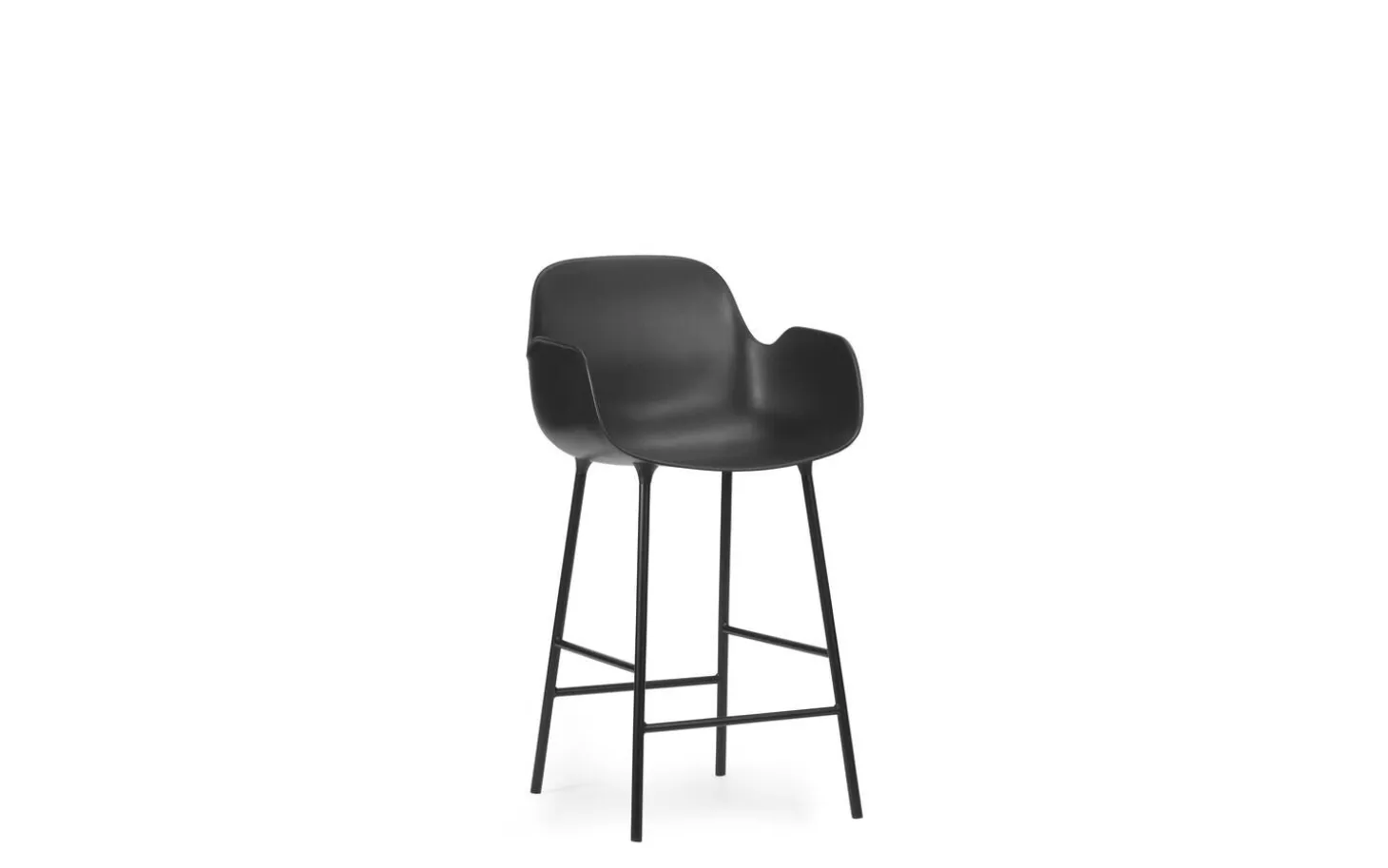 Normann Copenhagen - Form Bar Armchair 65 cm Steel