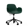 Normann Copenhagen - Form Armchair Swivel 5W Gas Lift Black Alu