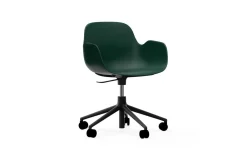 Normann Copenhagen - Form Armchair Swivel 5W Gas Lift Black Alu