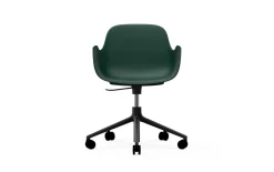 Normann Copenhagen - Form Armchair Swivel 5W Gas Lift Black Alu