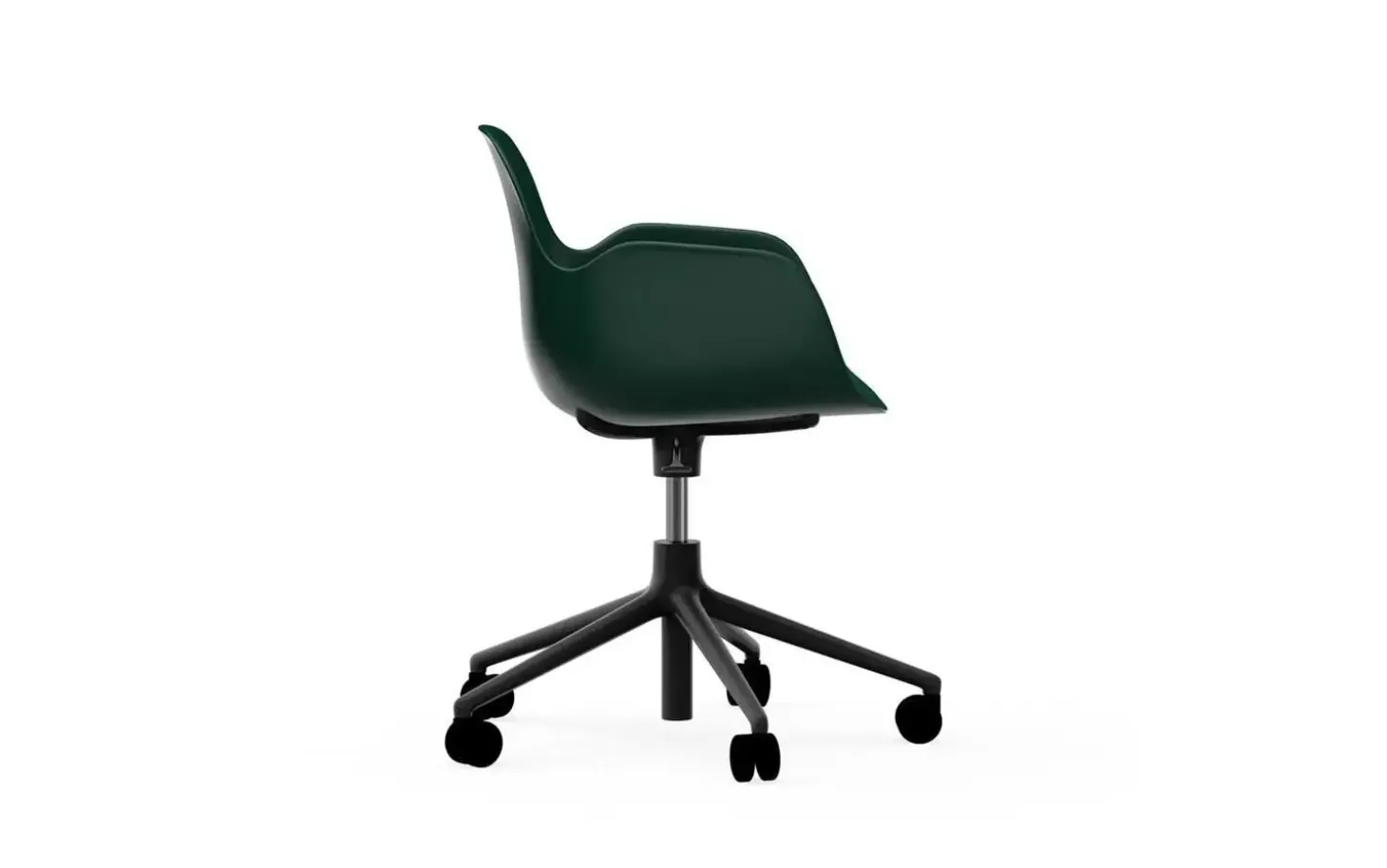 Normann Copenhagen - Form Armchair Swivel 5W Gas Lift Black Alu