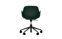 Normann Copenhagen - Form Armchair Swivel 5W Gas Lift Black Alu