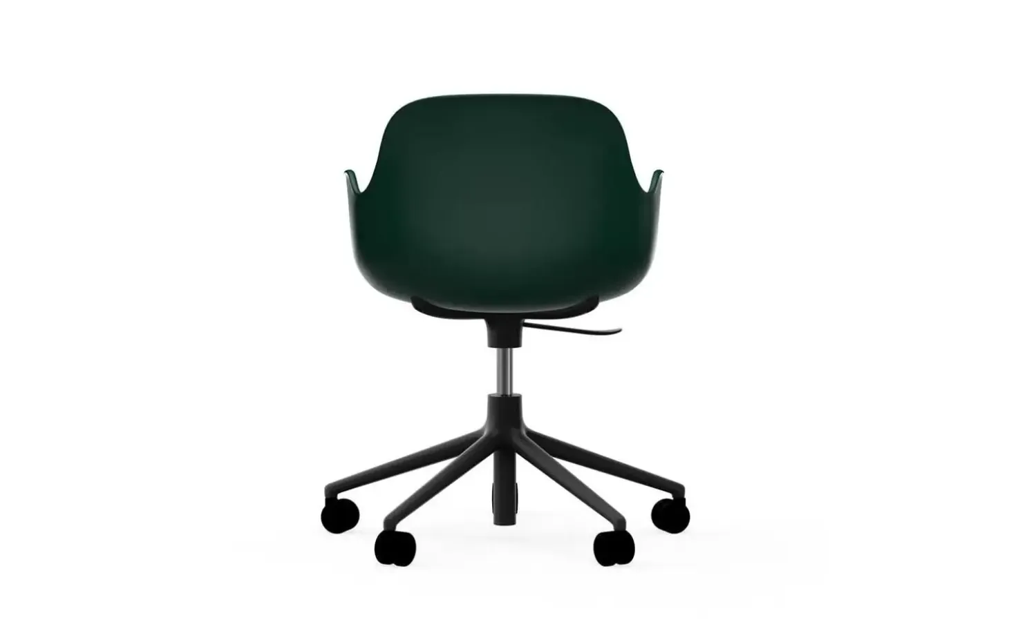 Normann Copenhagen - Form Armchair Swivel 5W Gas Lift Black Alu