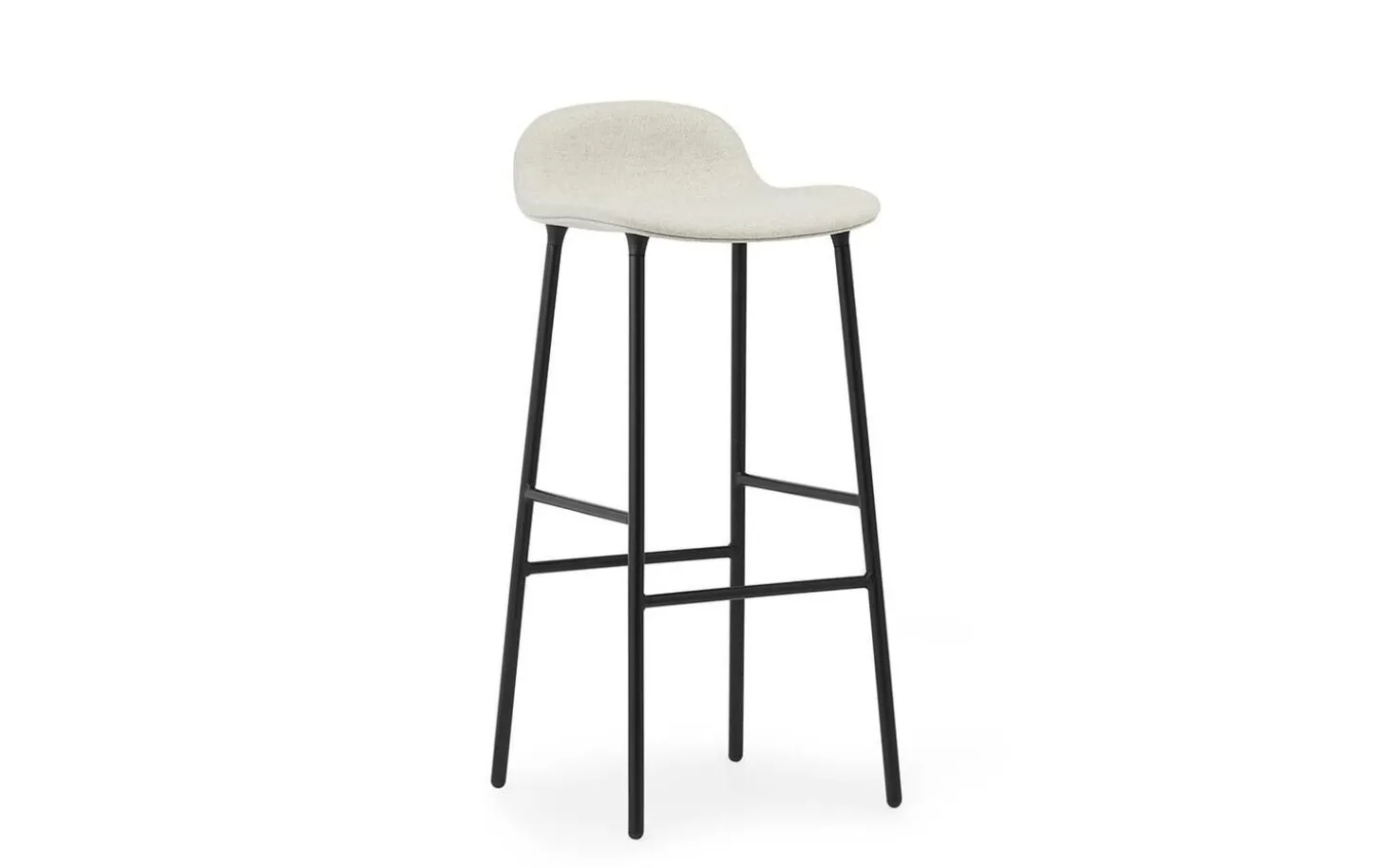 Normann Copenhagen - Form Barstool 75 cm Full Upholstery Steel