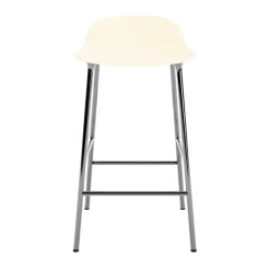 Normann Copenhagen - Form Barstool 65 cm - Creme/krom