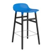 Normann Copenhagen - Form Barstool 65 cm - Blå/Sort eg