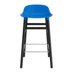 Normann Copenhagen - Form Barstool 65 cm - Blå/Sort eg