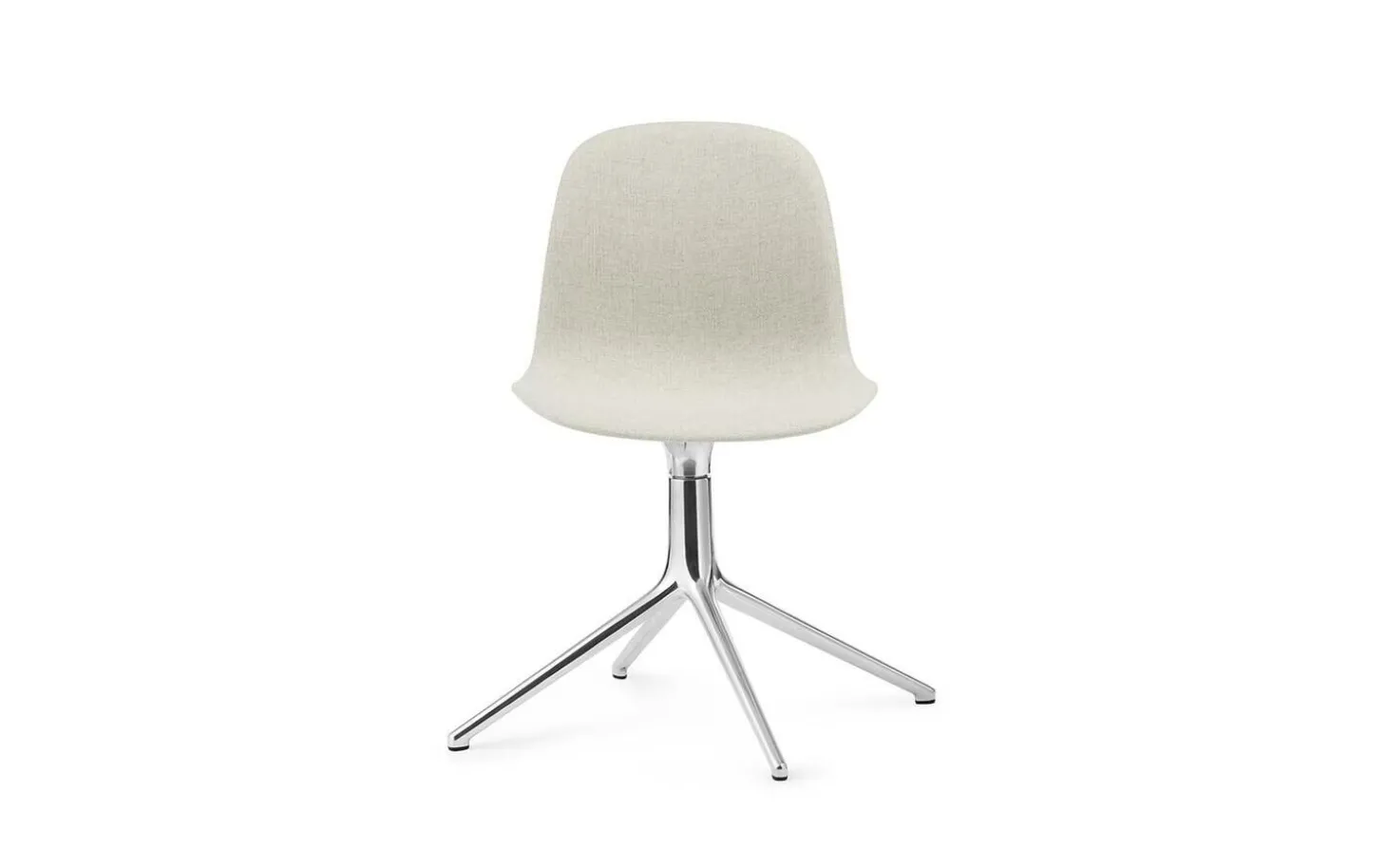 Normann Copenhagen - Form Chair Swivel 4L Full Uph. Alu