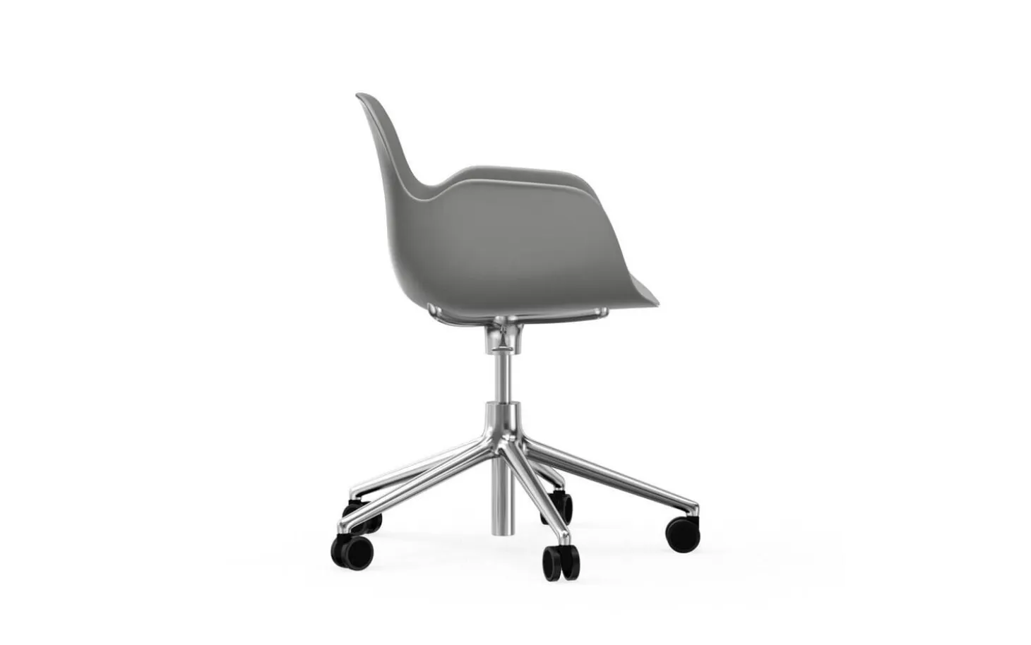 Normann Copenhagen - Form Armchair Swivel 5W Gas Lift Alu