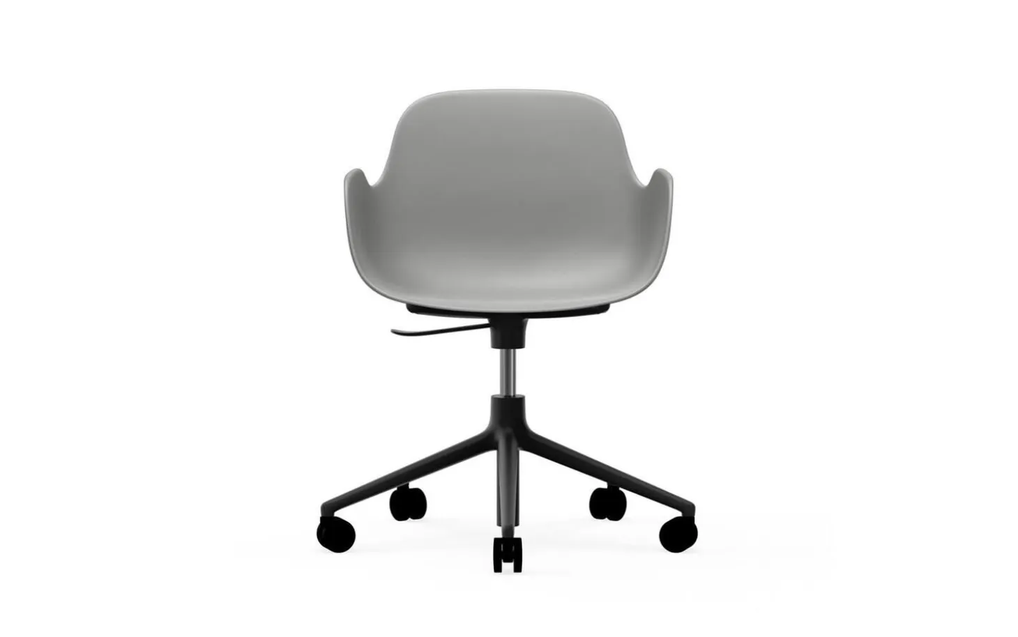 Normann Copenhagen - Form Armchair Swivel 5W Gas Lift Black Alu