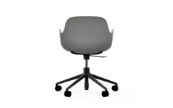 Normann Copenhagen - Form Armchair Swivel 5W Gas Lift Black Alu