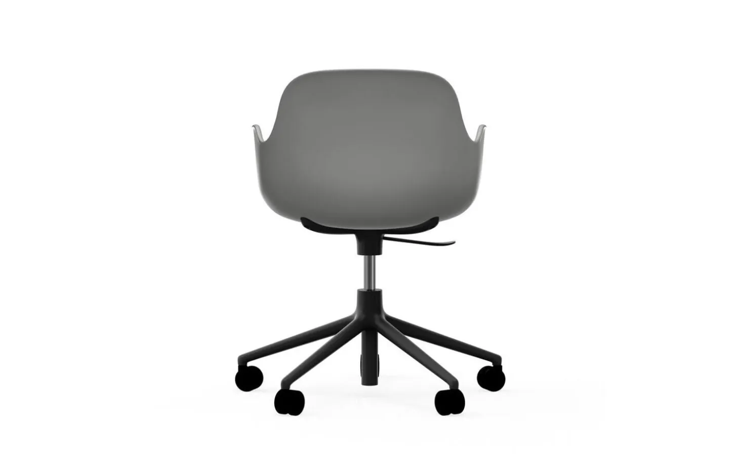 Normann Copenhagen - Form Armchair Swivel 5W Gas Lift Black Alu