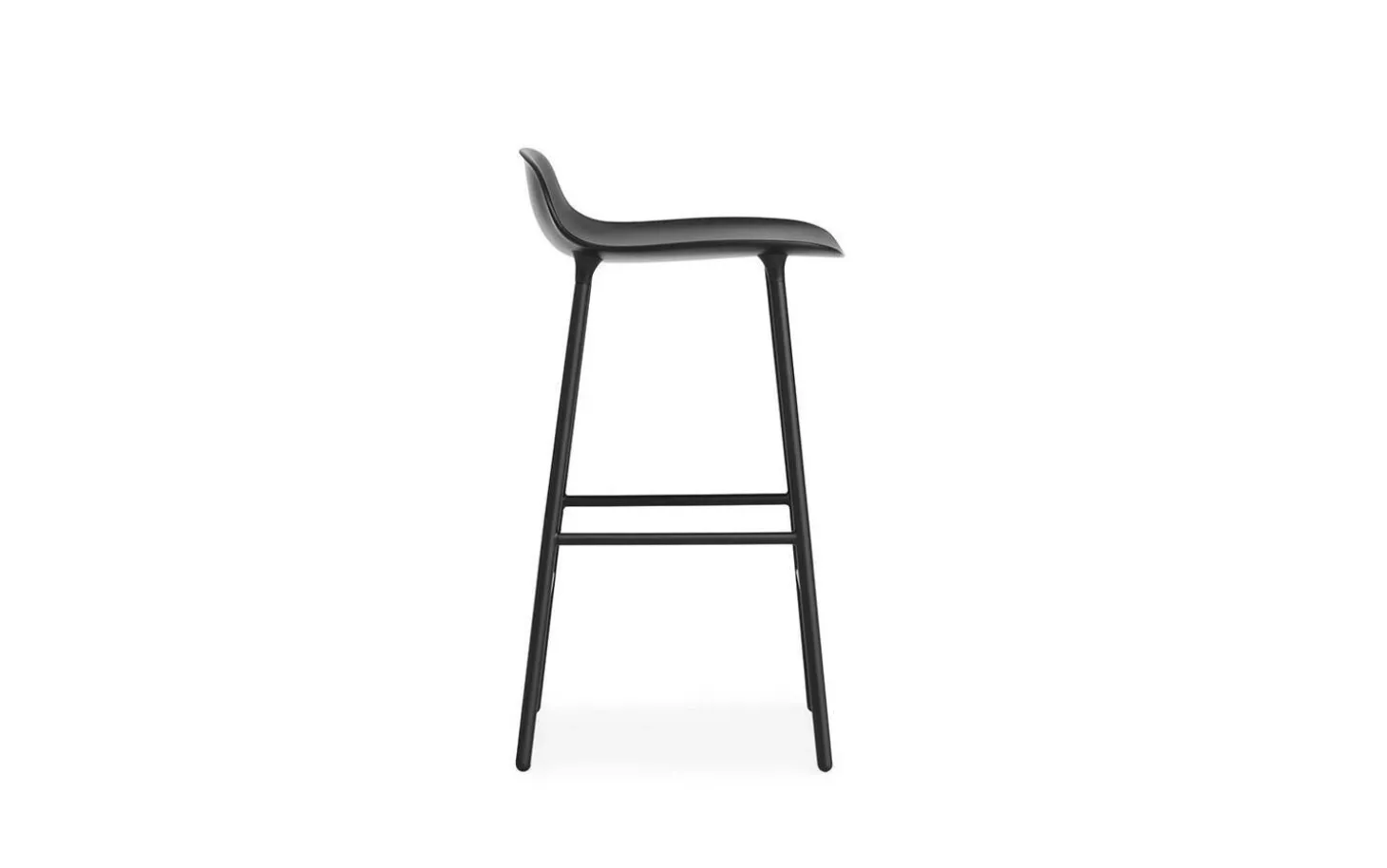 Normann Copenhagen - Form Barstol 65 cm - sort/sort