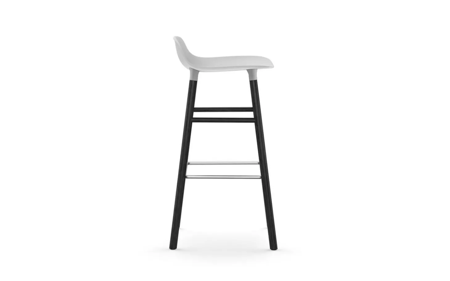 Normann Copenhagen - Form Barstool 75 cm Black Oak