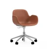 Normann Copenhagen - Form Armchair Swivel 5W Gaslift Full Uph. Alu