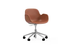 Normann Copenhagen - Form Armchair Swivel 5W Gaslift Full Uph. Alu