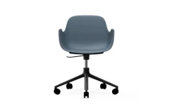 Normann Copenhagen - Form Armchair Swivel 5W Gas Lift Black Alu