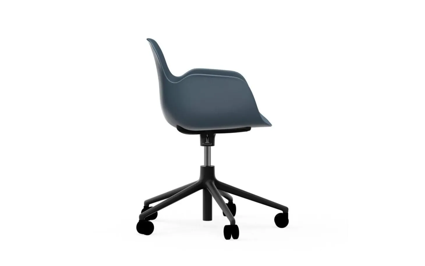 Normann Copenhagen - Form Armchair Swivel 5W Gas Lift Black Alu