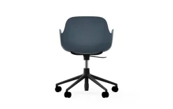 Normann Copenhagen - Form Armchair Swivel 5W Gas Lift Black Alu