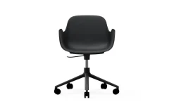 Normann Copenhagen - Form Armchair Swivel 5W Gas Lift Black Alu