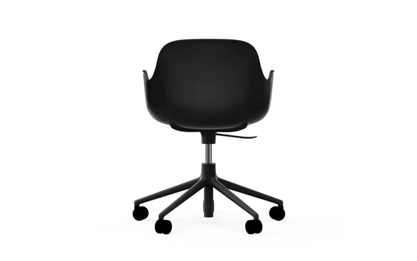 Normann Copenhagen - Form Armchair Swivel 5W Gas Lift Black Alu