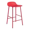 Normann Copenhagen - Form Barstool 65 cm - Rød/Stål