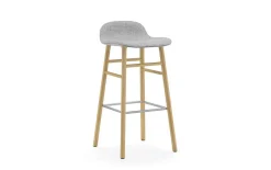 Normann Copenhagen - Form Barstool 75 cm Full Upholstery Oak