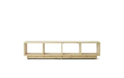 Normann Copenhagen - Fyr Bookcase Low - Pine