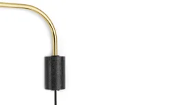 Normann Copenhagen - Grant Væglampe - Messing (D: 43 cm)