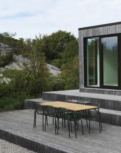 Normann Copenhagen - Havebord - Vig Robinie - 90x200 - Mørke grøn
