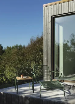 Normann Copenhagen - Havebord - Vig Robinie - 55x45 - Mørke grøn
