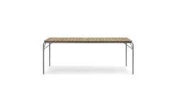 Normann Copenhagen - Havebord - Vig Robinie - 90x200 - Grå