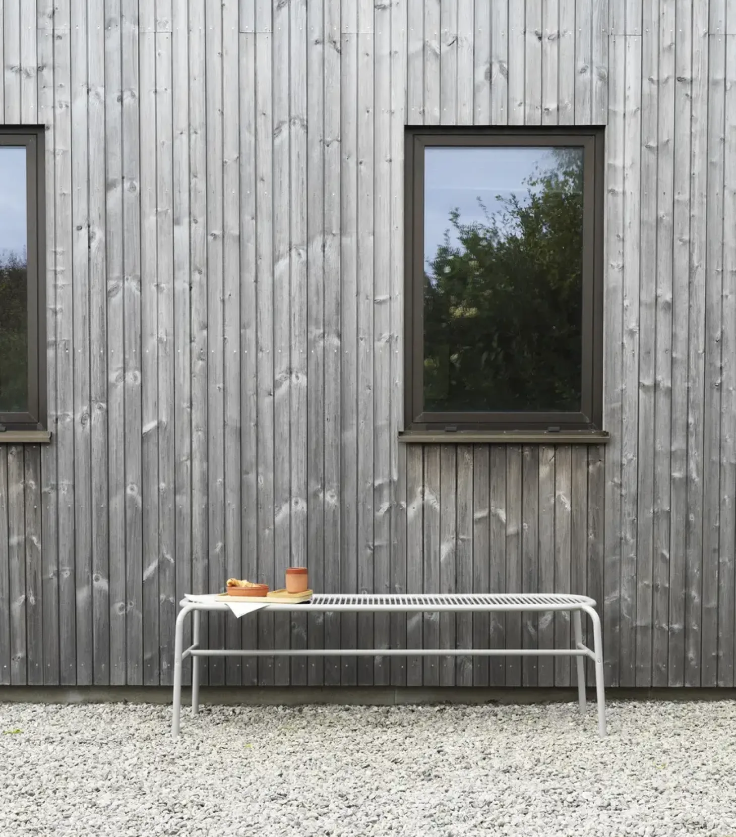 Normann Copenhagen - Havebænk - Vig - Grå