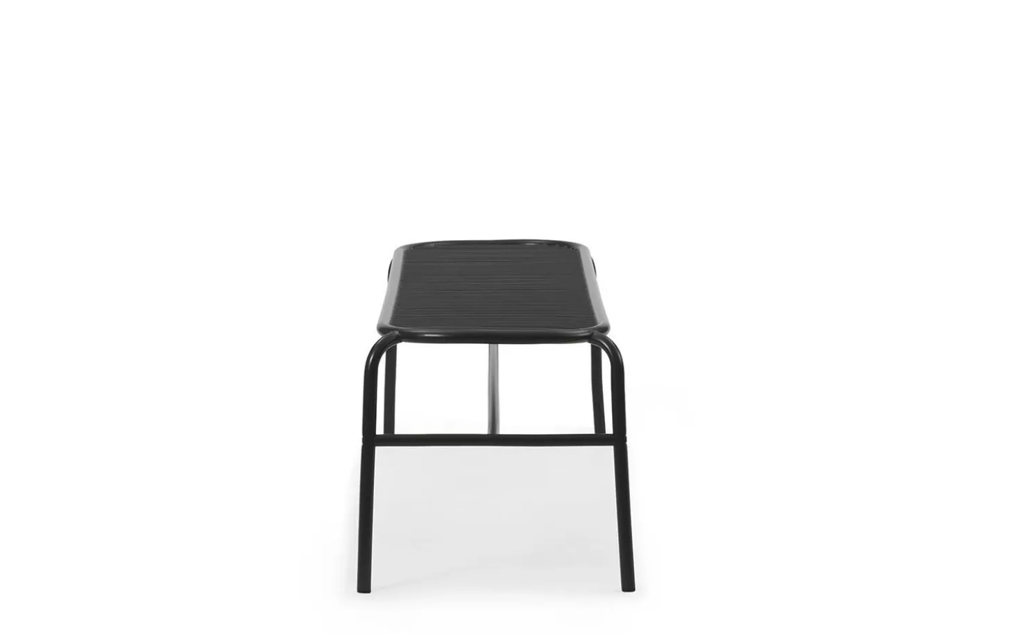 Normann Copenhagen - Havebænk - Vig - Sort - 150 x 50 x 46 cm