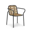 Normann Copenhagen - Havestol - armstol - Vig Robinie - Sort