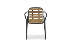 Normann Copenhagen - Havestol - armstol - Vig Robinie - Sort