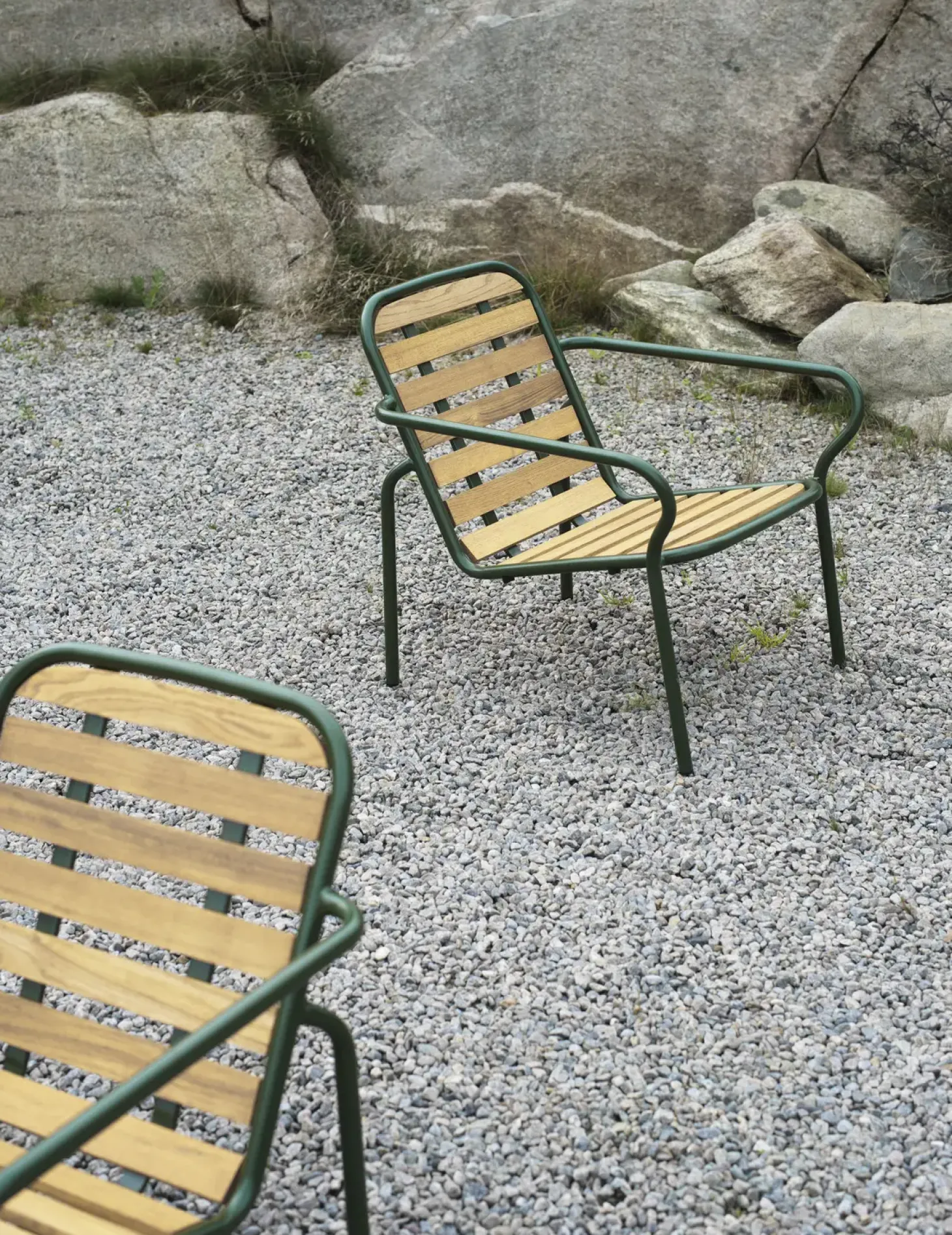 Normann Copenhagen - Havestol- Lounge stol - Vig Robinie - Mørke grøn
