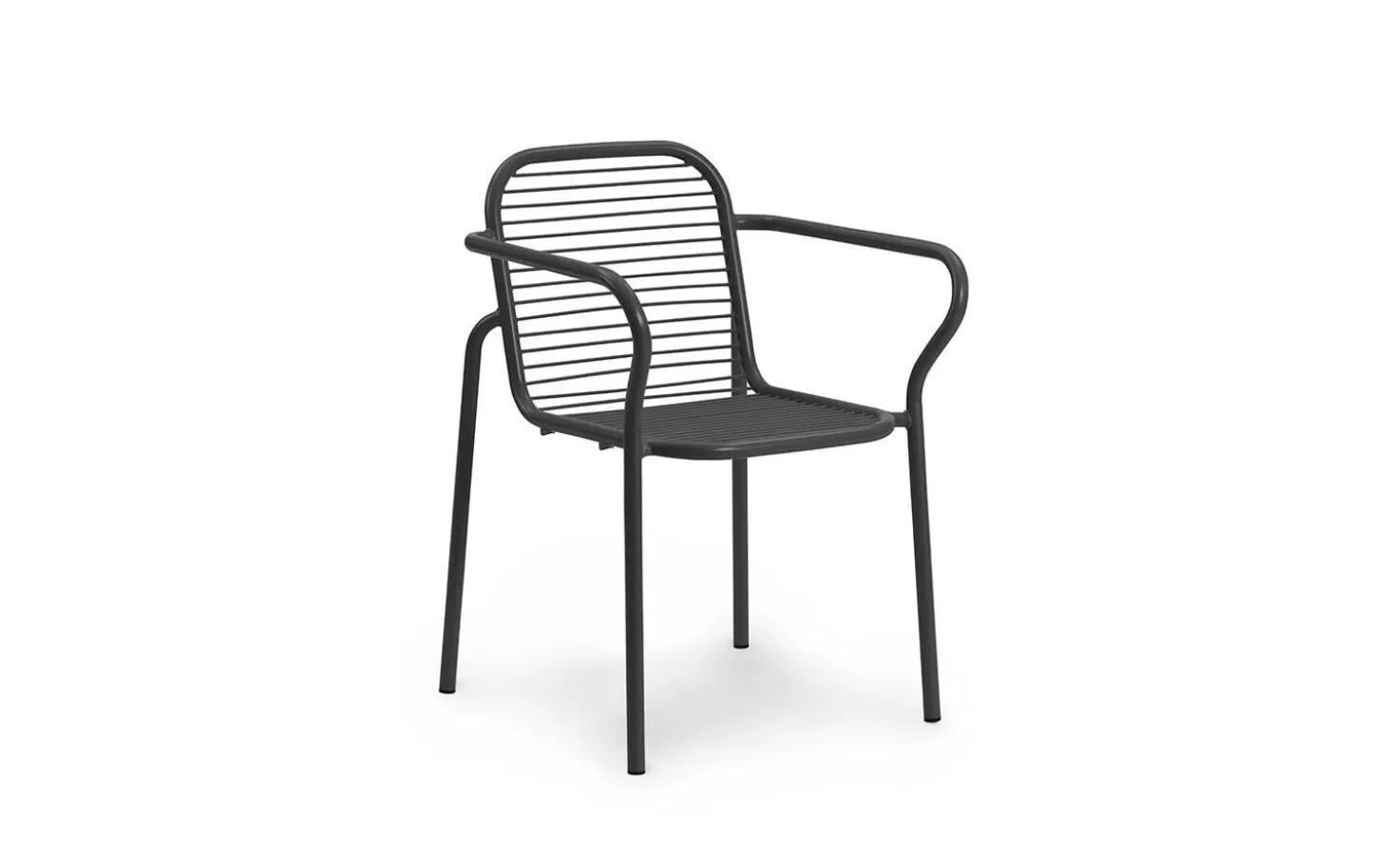 Normann Copenhagen - Havestol - armstol - Vig - Sort