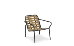 Normann Copenhagen - Havestol -Lounge stol - Vig Robinie - Sort