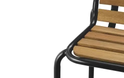 Normann Copenhagen - Havestol - Vig Robinie - Sort