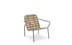 Normann Copenhagen - Havestol - Lounge stol - Vig Robinie - Grå