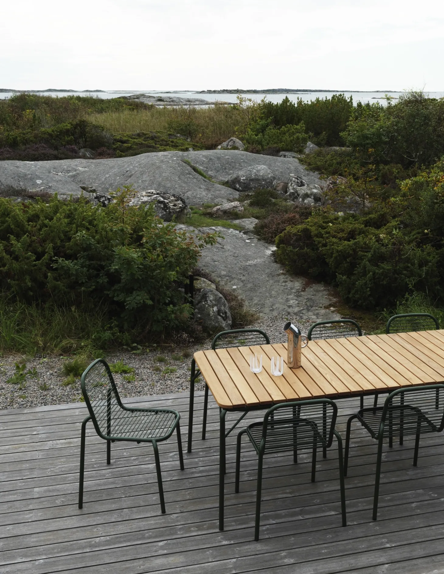 Normann Copenhagen - Havestol - Vig - Mørke grøn